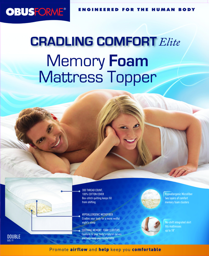 Cradling Comfort Elite Mattress Topper (Double) (MP-CRAD-CE-DB)