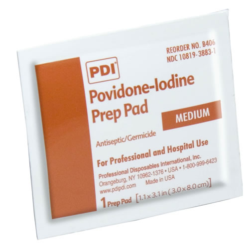 Povidone-Iodine Prep Pad (8103)