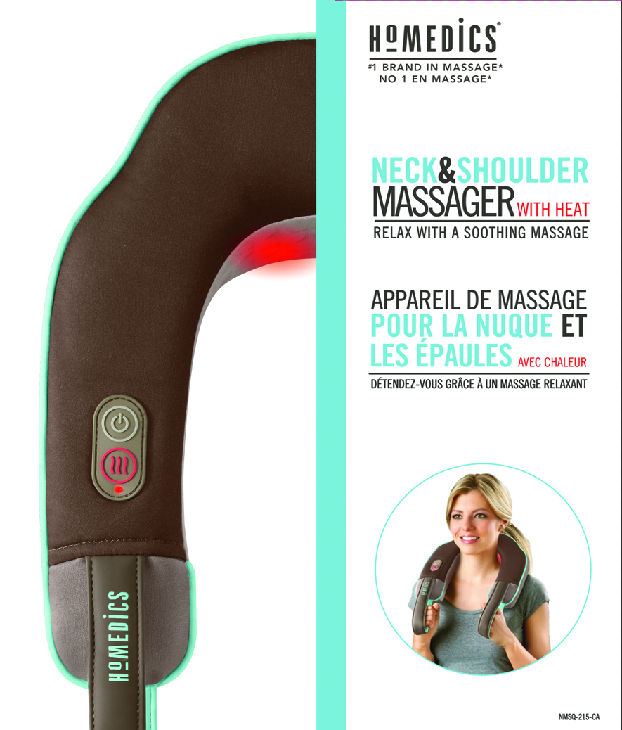 Neck & Shoulder Massager with heat (NMSQ-215-CA)